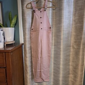OshKosh B'gosh Girls Pink Denim Overalls